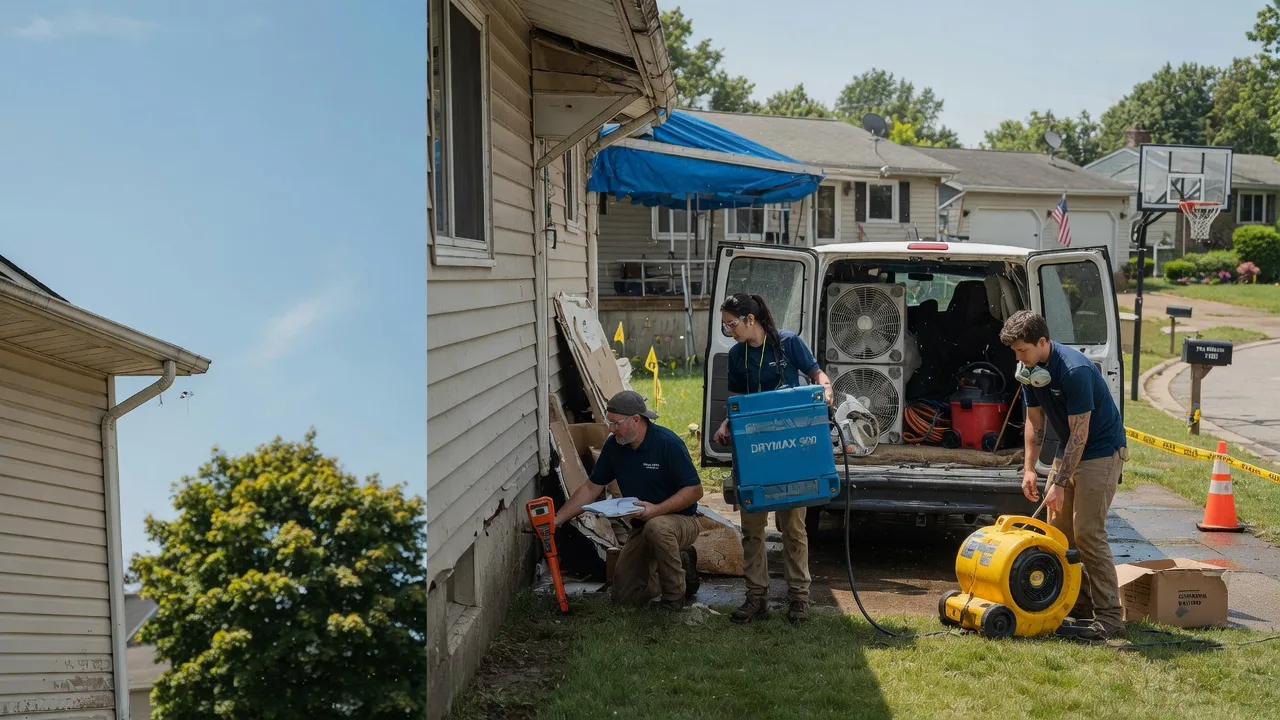 Ceiling Leak Cleanup in West Newton, PA near me