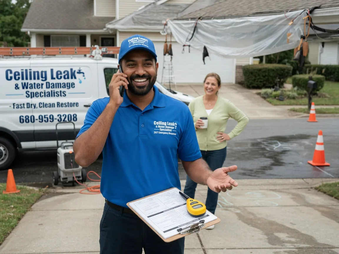 Ceiling Leak Cleanup West Newton, PA FAQs
